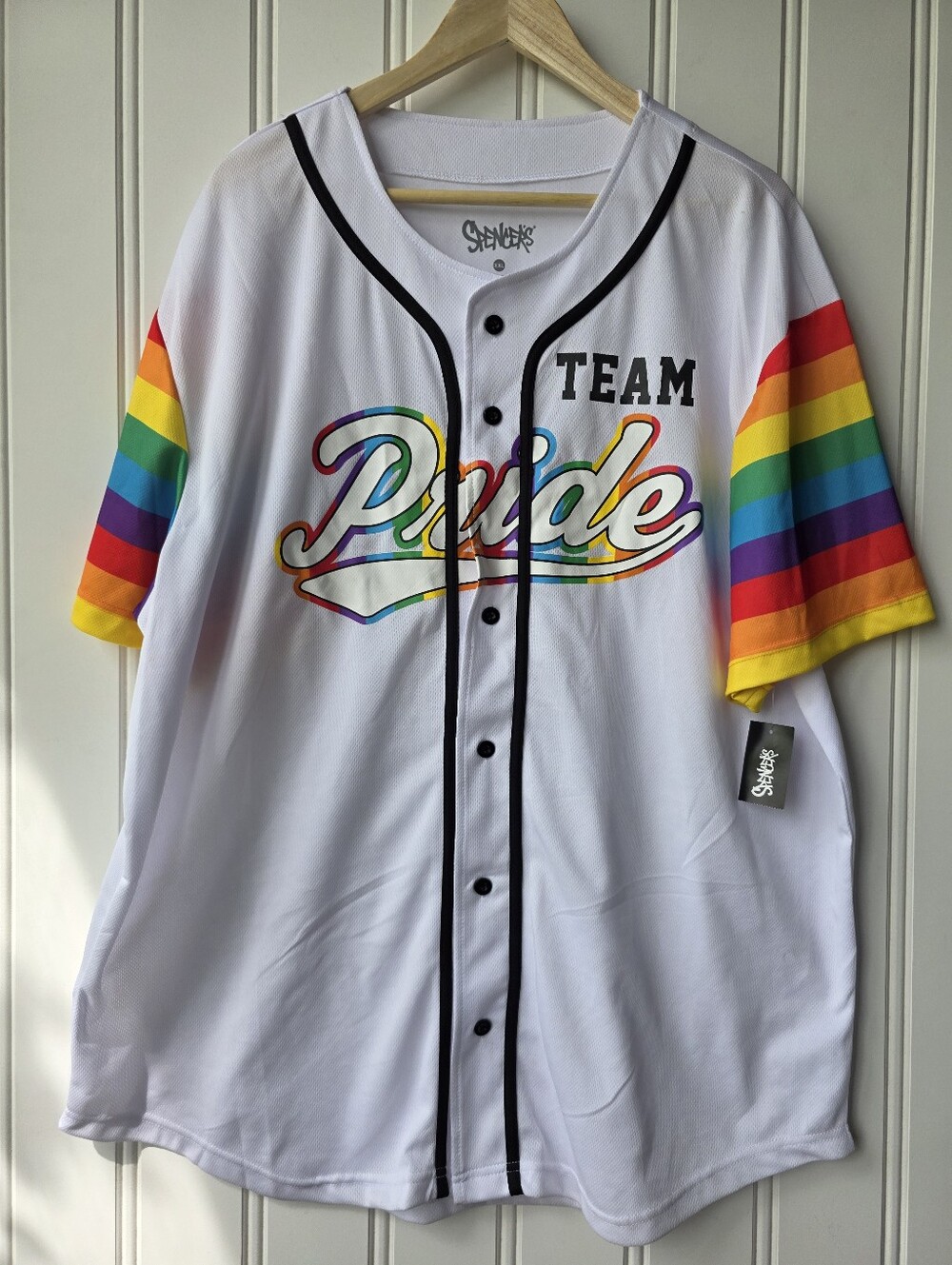 Spencers Team Pride Tie Dye LGBTQ Colorful Unisex Jersey XXL